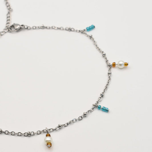 Pulsera | Plata Perlada y Bonita