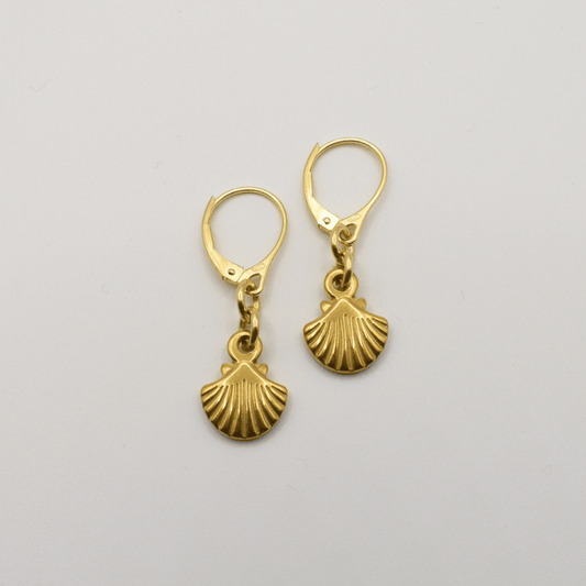 Earrings | Gold Shell