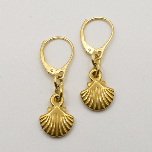 Earrings | Gold Shell