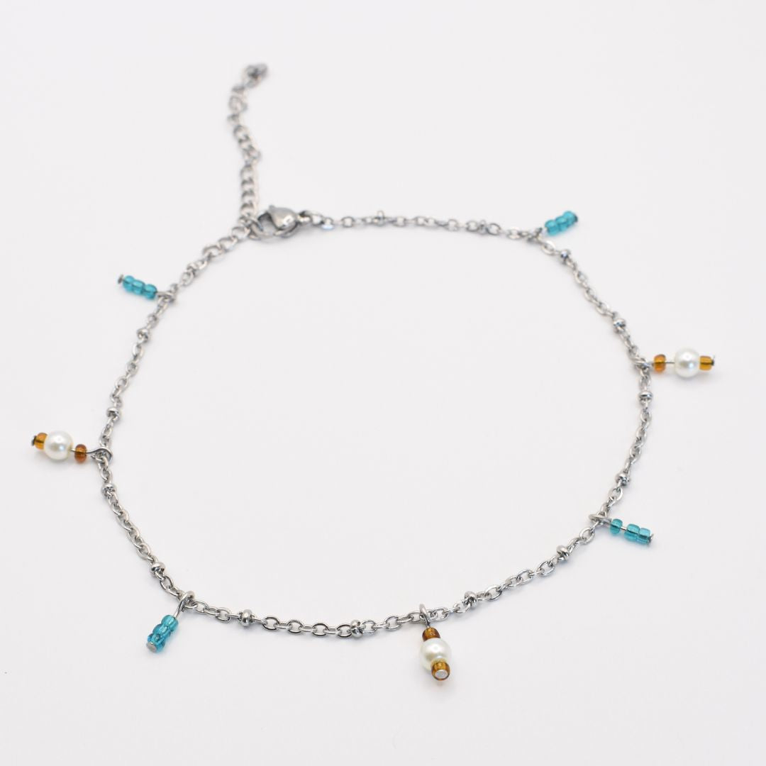 Pulsera | Plata Perlada y Bonita