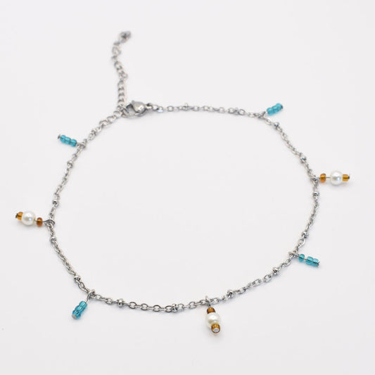 Pulsera | Plata Perlada y Bonita